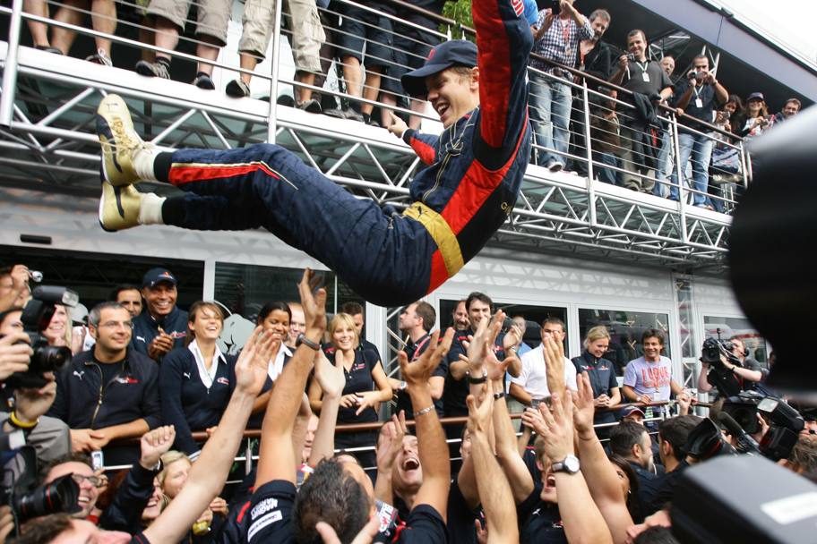 2008: la prima volta di Sebastian Vettel (Ercole Colombo)